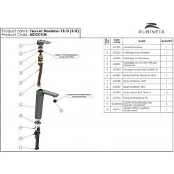 Umyvadlová baterie AERO - 18