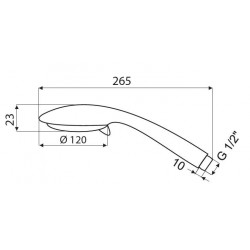 Sprchová růžice Olsen Spa Sweet