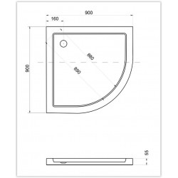 Sprchová vanička Aron