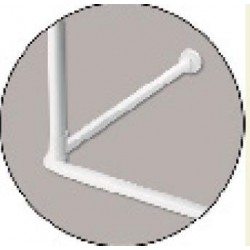 Držák závěsné tyče sprchového závěsu