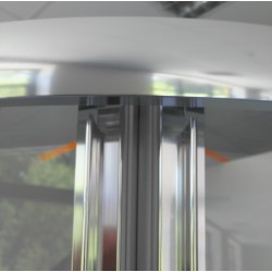 SET čtvrtkruhový kout MURO + vanička z litého mramoru