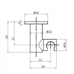 Držiak ručnej sprchy HOPA 5353601
