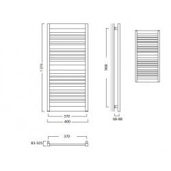 Kúpeľňový radiátor SLIM