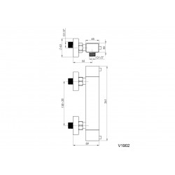 Baterie Olsen Spa Thermo 12 SQUARE
