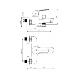 Vanová a sprchová baterie NICA-10