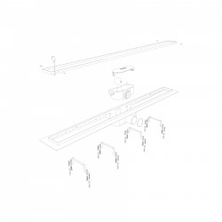 Odtokový žlab STANDARDline BLACK