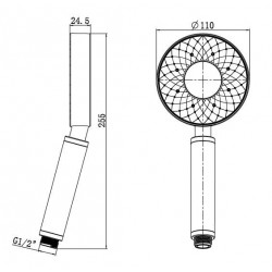 Sprchová hlavice RAINTOUCH 622057