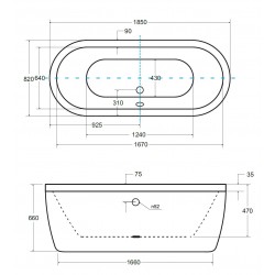 Volně stojící vana VICTORIA