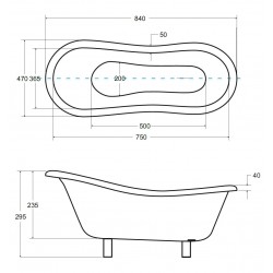 Volně stojící vana VICTORIA