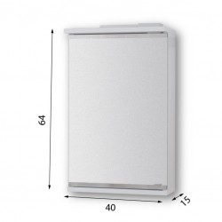 Vrchní zrcadlová skříňka NICE s LED osvětlením