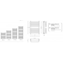 Kúpeľňový radiátor BOLERO