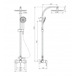 Páková baterie Rubineta ULTRA-15 s příslušenstvím DINA