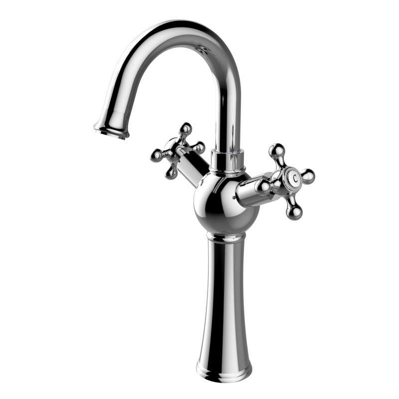 Vysoká stojanková umývadlová batéria Retro I