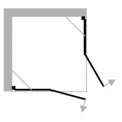 Sprchový kout VIVA 195R