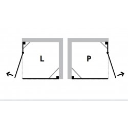 Čtvercový sprchový kout VIVA 195C