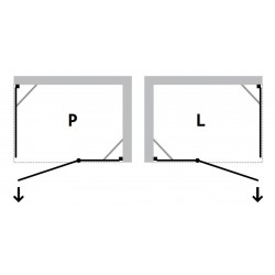 Obdelníkový sprchový kout VIVA 195O