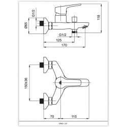 Baterie Olsen Spa Uno 10 černá barva