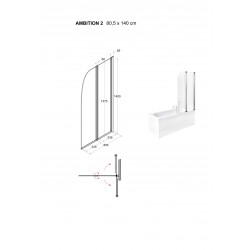 Vaňová zástena AMBITION 2