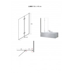 Vaňová zástena LUMIX