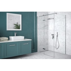 Obdĺžnikový celosklenený pántový sprchový kút PIXA