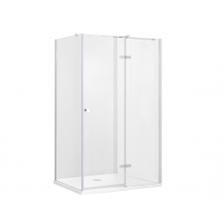 Obdelníkový celoskleněný pantový sprchový kout PIXA