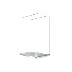 Walk-in bezdveřový a bezbariérový sprchový kout AVEO DUE