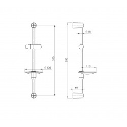 Sprchový set PRACTIC bez příslušenství