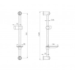 Sprchová sada VARIANTA bez príslušentsva