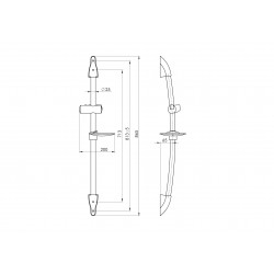 Sprchová sada ACCORD bez príslušenstva