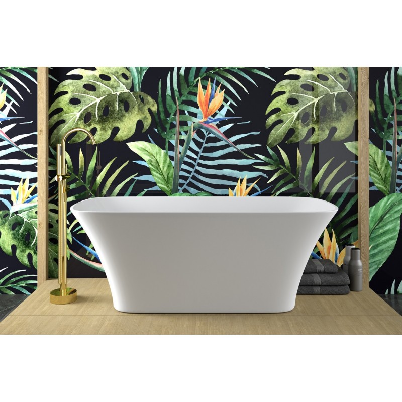 Voľne stojaca vaňa ASSOS S-LINE vyrobená z liateho mramora (Mineral Durabe)