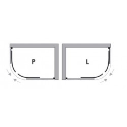 Asymetrická mramorová sprchová vanička VENETS