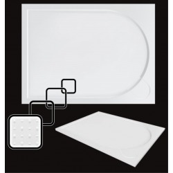 Obdelníková mramorová sprchová vanička LAKA