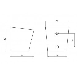 Držák sprchové růžice GRAND black