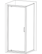 Sprchové kúty členené podľa tvaru - štvorcové kúty